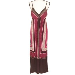 I.N.C. Illusion Scarf MAXI Dress - PETITE